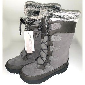 All in Motion Girl's Winter Boots Grey Size 13 NEW